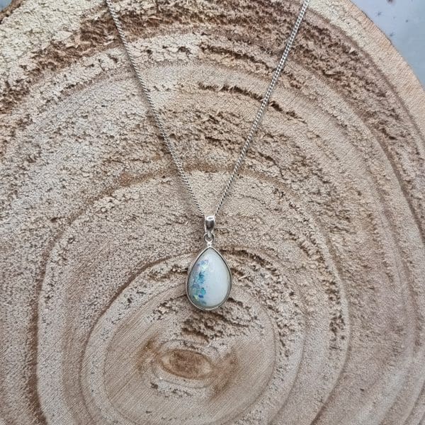 Breastmilk Necklace - Leta Sterling Silver - Image 4