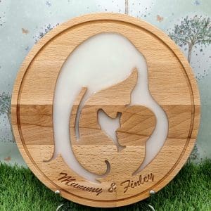 Breastmilk Keepsake, Breast milk Keepsake, A mother love breastmilk wooden plate