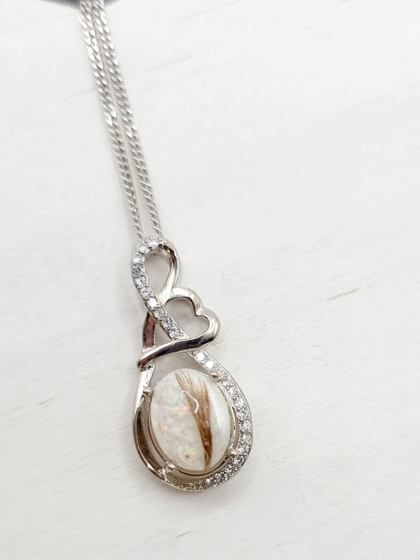 Rhea Necklace - Sterling Silver Pendant and Chain - Image 2