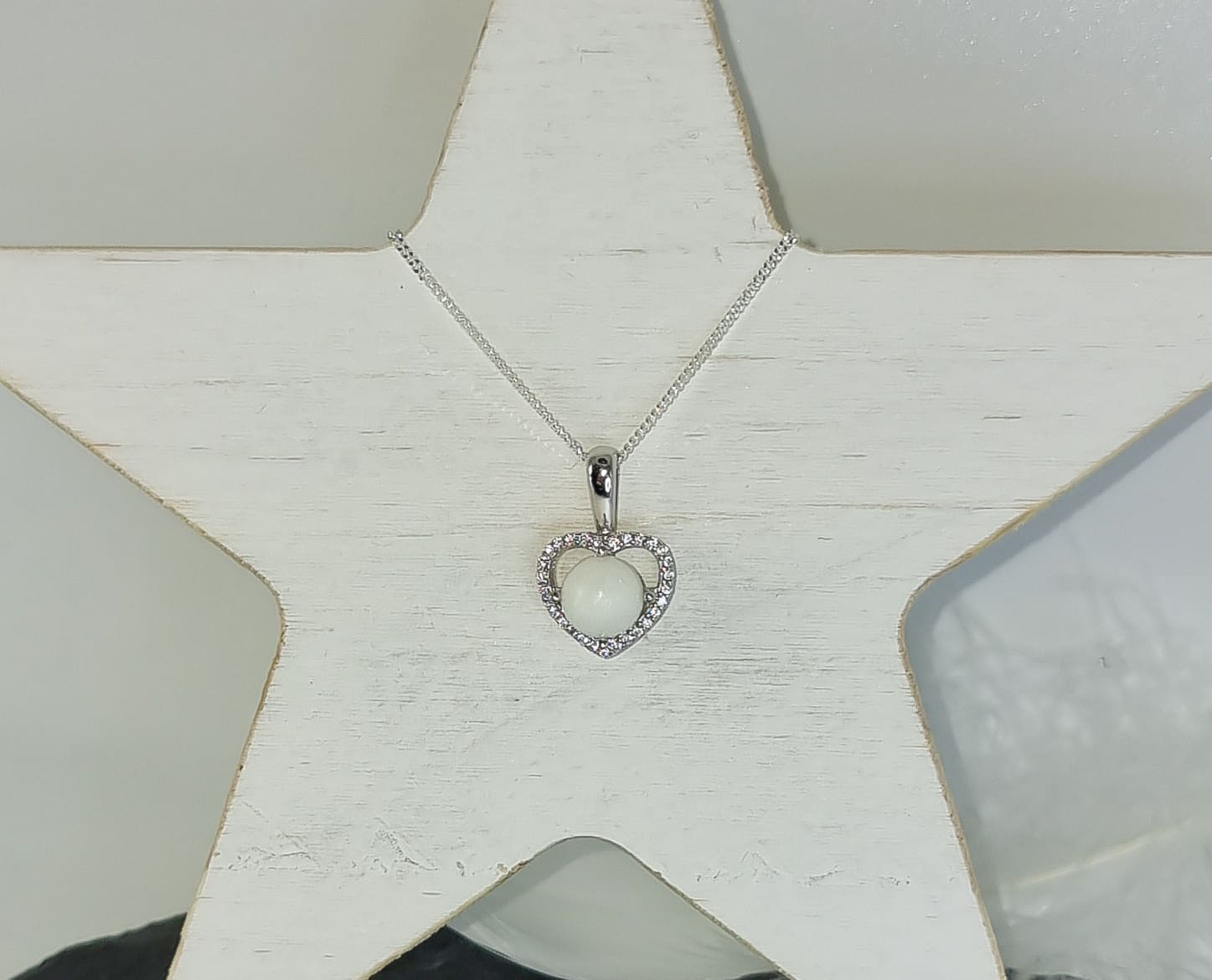 Hemera Necklace - Sterling Silver Cubic Zirconia - Image 2