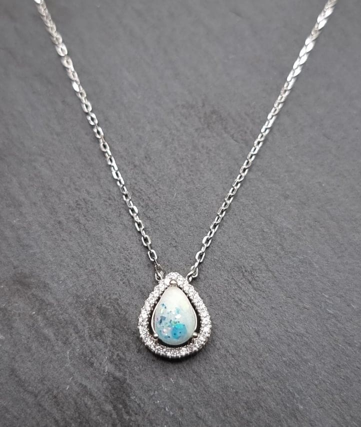 Daphne Necklace - Solid Sterling Silver Cubic Zirconia - Image 3