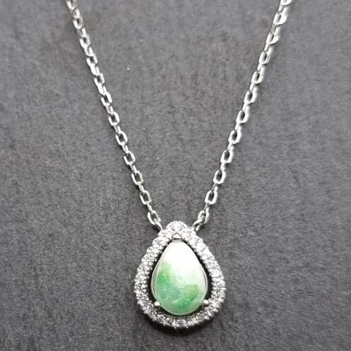 Daphne Necklace - Solid Sterling Silver Cubic Zirconia - Image 4