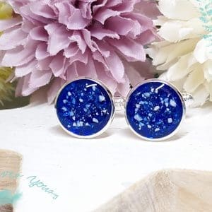Ashes Cufflinks, Cremation Ashes Cufflinks